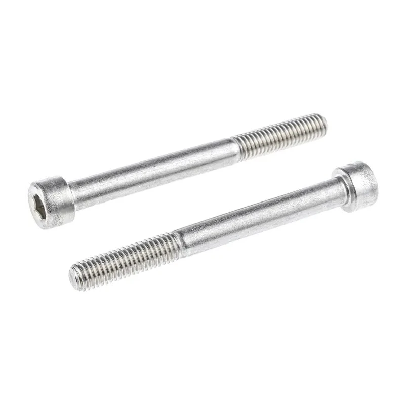 RS PRO Plain Stainless Steel Hex Socket Cap Screw, Hex Drive, M12 x 80 mm 124-7375
