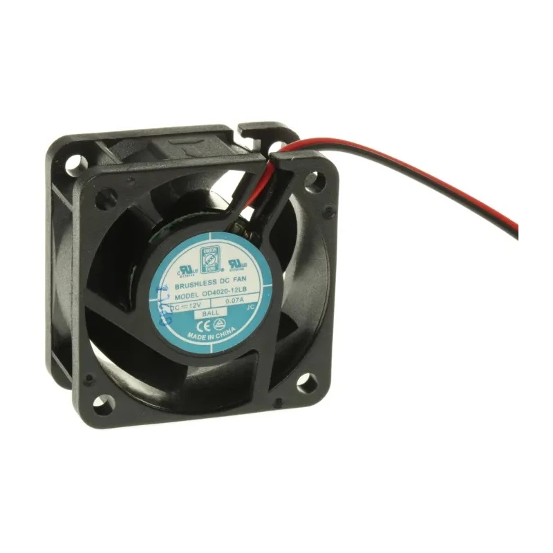 RS PRO High-Performance Brushless DC Axial Fan 12V DC 11.9 m³/h Airflow 800 mW Power 70 mA Max Current 40 mm Frame 541-4892