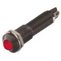 Dialight Red Indicator 24V DC 15mA Solder Tab Termination Prominent Bezel 609-1122-140F