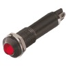 Dialight Red Indicator 24V DC 15mA Solder Tab Termination Prominent Bezel 609-1122-140F