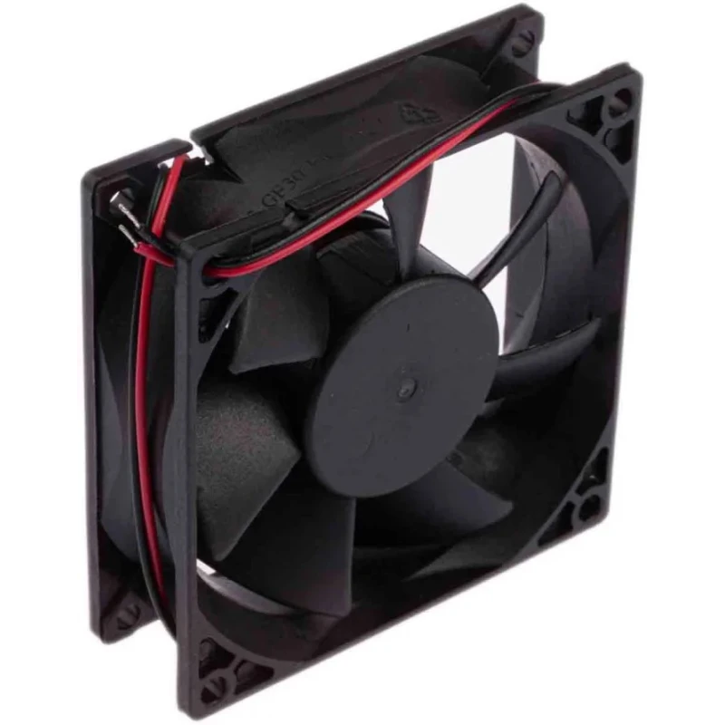 RS PRO High-Performance Brushless Ball Bearing Axial Fan 80 mm x 80 mm x 25 mm 12V DC 960 mW 2100 RPM Model 541-5031