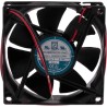 RS PRO Axial Fan 12V DC 52.7 m³/h 1.45 W 130 mA 80mm x 80mm x 25mm 2500rpm Ball Bearing 541-5047