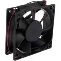 RS PRO Axial Fan 12V DC 52.7 m³/h 1.45 W 130 mA 80mm x 80mm x 25mm 2500rpm Ball Bearing 541-5047