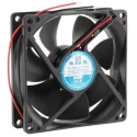 RS PRO High Performance Brushless DC Axial Fan 12V DC 1.6W 49.3 m³/h Ball Bearing 92.5 mm 541-5069