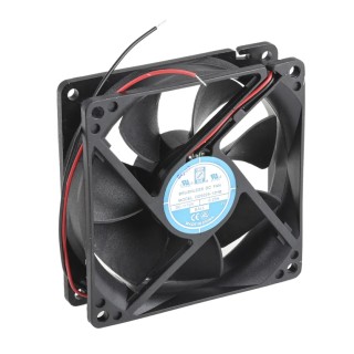 RS PRO Axial Fan 12V DC 3W 90 m³/h 240 mA Max Ball Bearing Square Frame 92.5mm Height 25mm Depth 541-5081