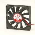 RS PRO Axial Fan 24V DC, 2.4 W, 2000 RPM, Ball Bearing, 80 mm x 80 mm x 15 mm 541-5255