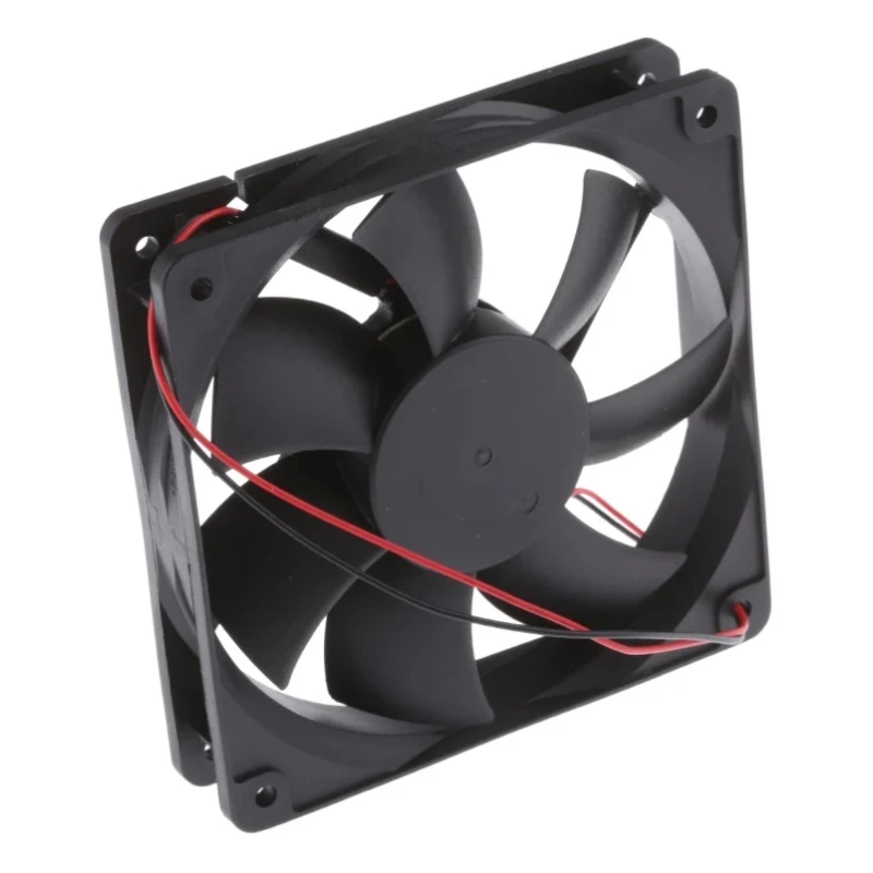 RS PRO High-Performance Brushless DC Ball Bearing Axial Fan 12V DC, 4 W, 141 m³/h, 2050 RPM, 120mm Frame 541-5104