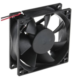 RS PRO Axial Fan 24V DC 68 m³/h 2.41 W 100 mA Max 80 mm x 80 mm x 25 mm 541-5306