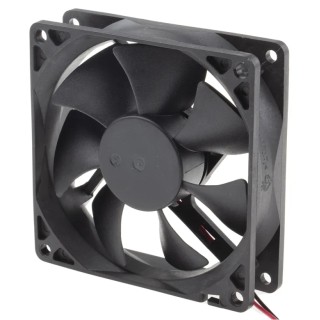 RS PRO Brushless DC Axial Fan, 24V DC, 74.8 m³/h Airflow, 2.9 W Power, Ball Bearing, 92.5 x 92.5 x 25 mm Frame 541-5328
