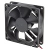RS PRO Brushless DC Axial Fan, 24V DC, 74.8 m³/h Airflow, 2.9 W Power, Ball Bearing, 92.5 x 92.5 x 25 mm Frame 541-5328