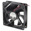 RS PRO Brushless DC Axial Fan, 24V DC, 74.8 m³/h Airflow, 2.9 W Power, Ball Bearing, 92.5 x 92.5 x 25 mm Frame 541-5328