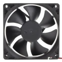 RS PRO Brushless DC Axial Fan, 24V DC, 74.8 m³/h Airflow, 2.9 W Power, Ball Bearing, 92.5 x 92.5 x 25 mm Frame 541-5328