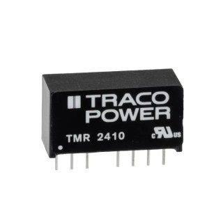 TRACOPOWER DC/DC Converter Through Hole SIP-8 Package 3.3V DC Output 500mA 18-36V DC Input 2W Power TMR 2410