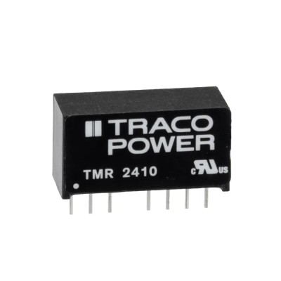 TRACOPOWER DC/DC Converter Through Hole SIP-8 Package 3.3V DC Output 500mA 18-36V DC Input 2W Power TMR 2410