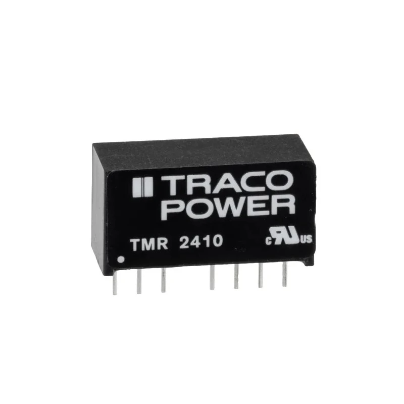 TRACOPOWER DC/DC Converter Through Hole SIP-8 Package 3.3V DC Output 500mA 18-36V DC Input 2W Power TMR 2410