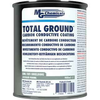 MG Chemicals Black Acrylic Conductive Lacquer for RF Shielding, Electronic Instruments, Electric Guitars, Metal 838AR-900ml