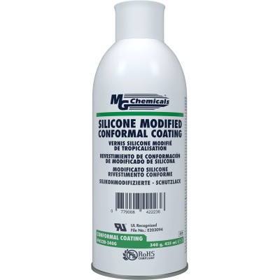 MG Chemicals Transparent Silicone Conformal Coating 425 ml Bottle -40°C to 200°C Operating Temperature 422B-340g