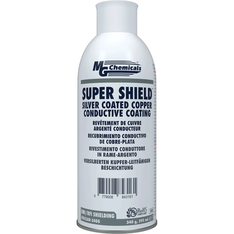 MG Chemicals Brown Acrylic Conductive Lacquer for Radar Systems, Navigation Systems, Medical Equipment, Drones 843AR-340g