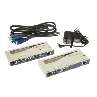 Rextron KVM Extender 1 PS2 Extender Pair VGA over Catx 150m 541-5845