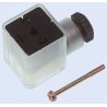 Hirschmann GDML 2P+E DIN 43650 A Solenoid Valve Connector Indicator Light, 250V 8A 934425002 GDML 2016 LED 230 YE black