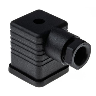 Hirschmann Solenoid Valve Connector GDM 2P+E DIN 43650 A Female Screw Mount 250V 16A 935980317 RS GDM 2016 schwarz