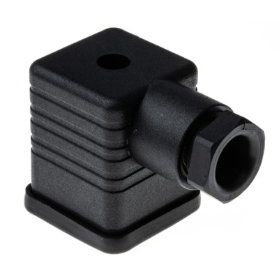 Hirschmann Solenoid Valve Connector GDM 2P+E DIN 43650 A Female Screw Mount 250V 16A 935980317 RS GDM 2016 schwarz