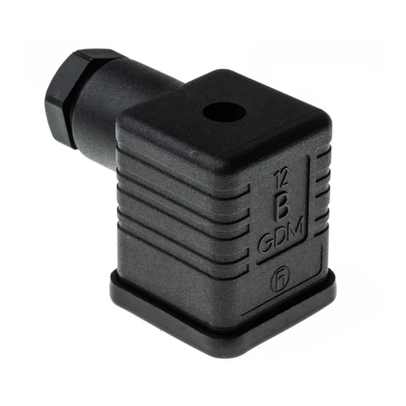 Hirschmann Solenoid Valve Connector GDM 2P+E DIN 43650 A Female Screw Mount 250V 16A 935980317 RS GDM 2016 schwarz