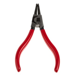 RS PRO 1-Piece Circlip Plier, 125mm Overall Length, 26mm Bent Jaw, Vinyl and Chrome Molybdenum Alloy Steel Handles 541-6832
