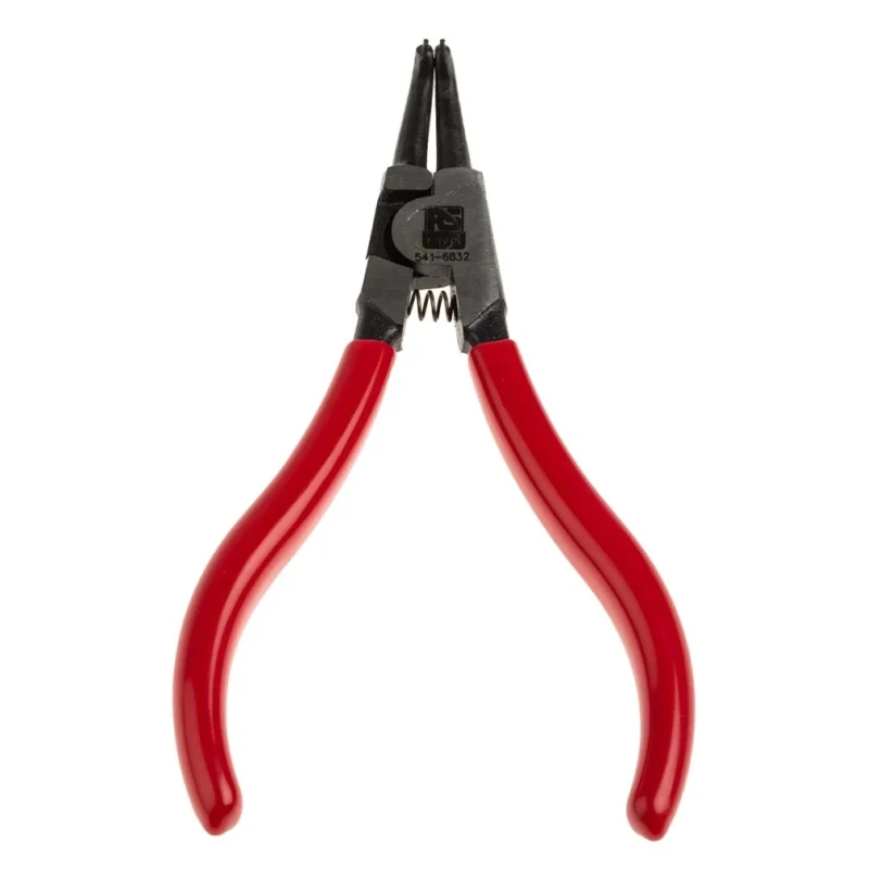 RS PRO 1-Piece Circlip Plier, 125mm Overall Length, 26mm Bent Jaw, Vinyl and Chrome Molybdenum Alloy Steel Handles 541-6832