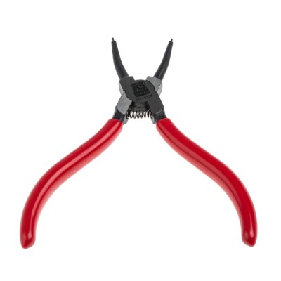 RS PRO 1-Piece Internal Circlip Plier, 135mm Overall Length, 31mm Jaw, Chrome Molybdenum Steel, PVC Handle 541-6753