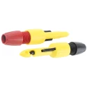 Pomona Black Red Hook Clip, 2 mm Tip, 70V DC, 1A Current, 102mm Length 6413