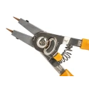 RS PRO 5-Piece Adjustable Steel Circlip Plier Set with Comfort Grip Handles, Chrome Finish, Circlip Size Range 6.4 541-7267