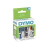 Dymo White Black Print Label Roll 25 mm Width 1000 Per Roll S0722530
