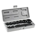 RS PRO 10-Piece Wad Punch Set with 32mm Shank, Interchangeable Heads, Heat Treated, Durable Plastic Case 541-7223