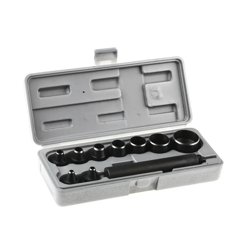 RS PRO 10-Piece Wad Punch Set with 32mm Shank, Interchangeable Heads, Heat Treated, Durable Plastic Case 541-7223