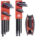 RS PRO 33 Piece L Imperial, Metric Hex Key Set Hex Size 1.5 to 10 mm Alloy Steel 541-7324