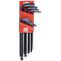 RS PRO 33 Piece L Imperial, Metric Hex Key Set Hex Size 1.5 to 10 mm Alloy Steel 541-7324