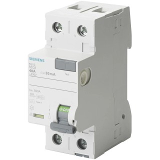 Siemens 5SV3 Series Residual Current Circuit Breaker, 16A, 2-Pole, 10mA Trip Sensitivity, Type A, 0.8 kA Breaking 5SV3111-6
