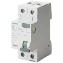 Siemens 5SV3 Series Residual Current Circuit Breaker RCCB, 25A, 2-Pole, 30 mA Trip Sensitivity, Type A, 0.8 kA 5SV3312-6