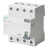 Siemens 5SV3 Series Residual Current Circuit Breaker 25A 4-Pole 300mA Type A 0.8kA 400V ac 5SV3642-6