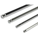 RS PRO 9 Piece L Metric Hex Key Set with Hex Ball End Sizes 1.5 to 10 mm, Chrome Finished S2 Steel 542-3515