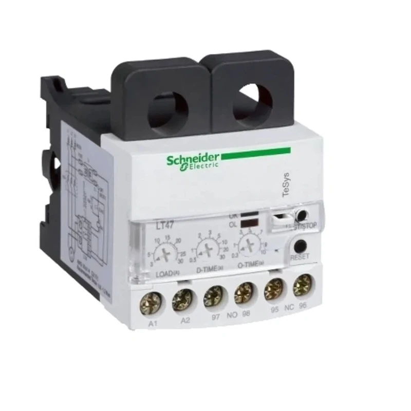 Schneider Electric LT47 Overload Relay 1 NO/1 NC 5A–60A FLC 60A Contact Rating 55W LT47