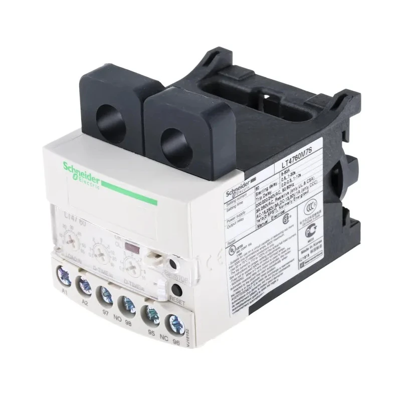 Schneider Electric LT47 Overload Relay 1 NO/1 NC 5A–60A FLC 60A Contact Rating 55W LT47