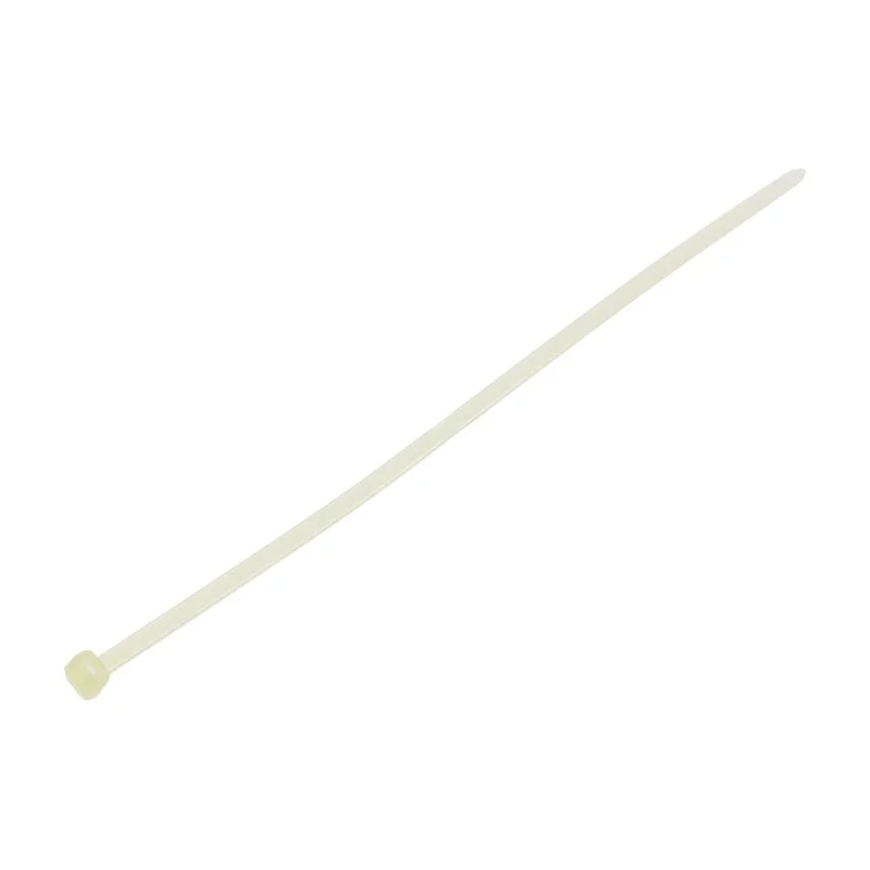 HellermannTyton Outside Serrated Cable Tie, Natural Polyamide 66, 200 mm Length x 4.6 mm Width 118-05059 T50ROS-PA66HS-NA