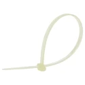 HellermannTyton Outside Serrated Cable Tie, Natural Polyamide 66, 200 mm Length x 4.6 mm Width 118-05059 T50ROS-PA66HS-NA