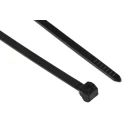 HellermannTyton Cable Tie Non-Releasable, 245 mm Length x 4.6 mm Width, Black Polyamide 66 118-00018 T50MOS-PA66HS-BK