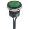 APEM IA Series Push Button Switch, Momentary, Panel Mount, 16.2 mm Cutout, SPST, IP65 IP67, 24 V dc IAR3F1300