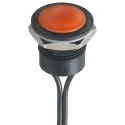 APEM IA Series Push Button Switch, Momentary, Panel Mount, 16.2 mm Cutout, SPST, IP65, IP67, 24 V dc IAR3F1900