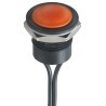 APEM IA Series Push Button Switch, Momentary, Panel Mount, 16.2 mm Cutout, SPST, IP65, IP67, 24 V dc IAR3F1900