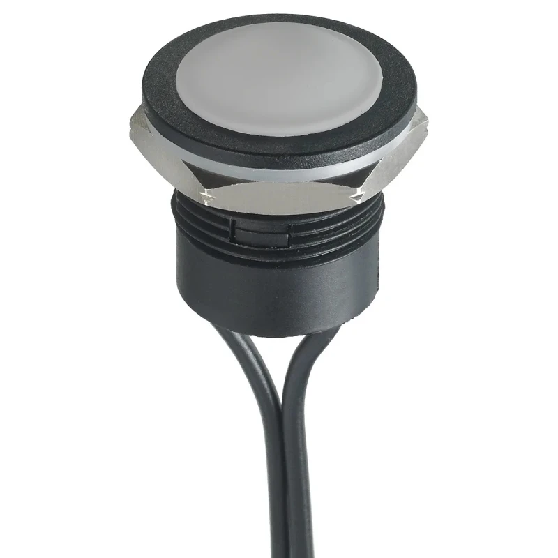 APEM IA Series Push Button Switch Momentary Panel 16.2 mm Cutout SPST IP65 IP67 24 V dc IAR3F1400